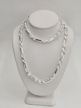925 Sterling Silver Milano Style Chain 5.5mm 22 Inches